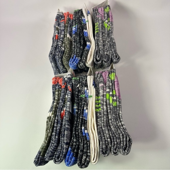 **18 Pack NEW Pair of Thieves Men's Striped Boot Crew Socks - Picture 4 of 4